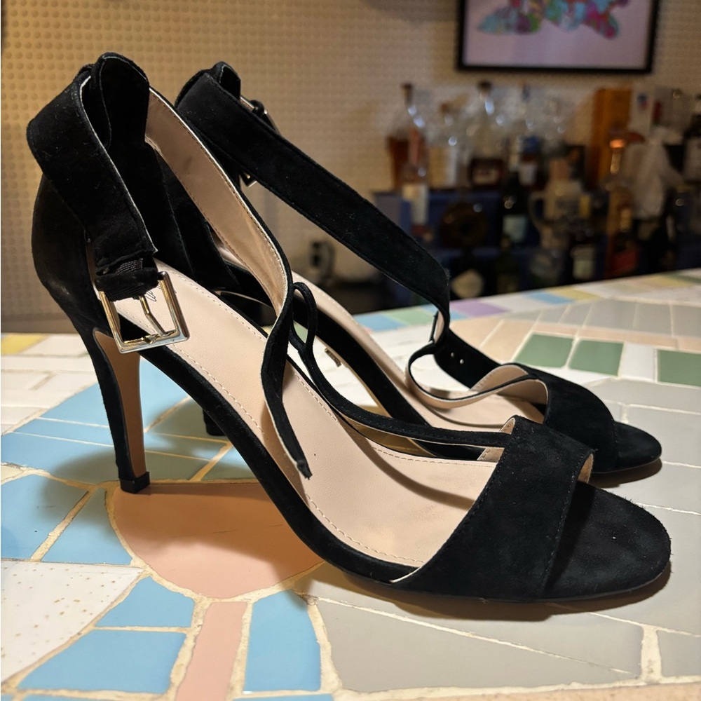 Victorias Secret  Black suede  Women's Heels